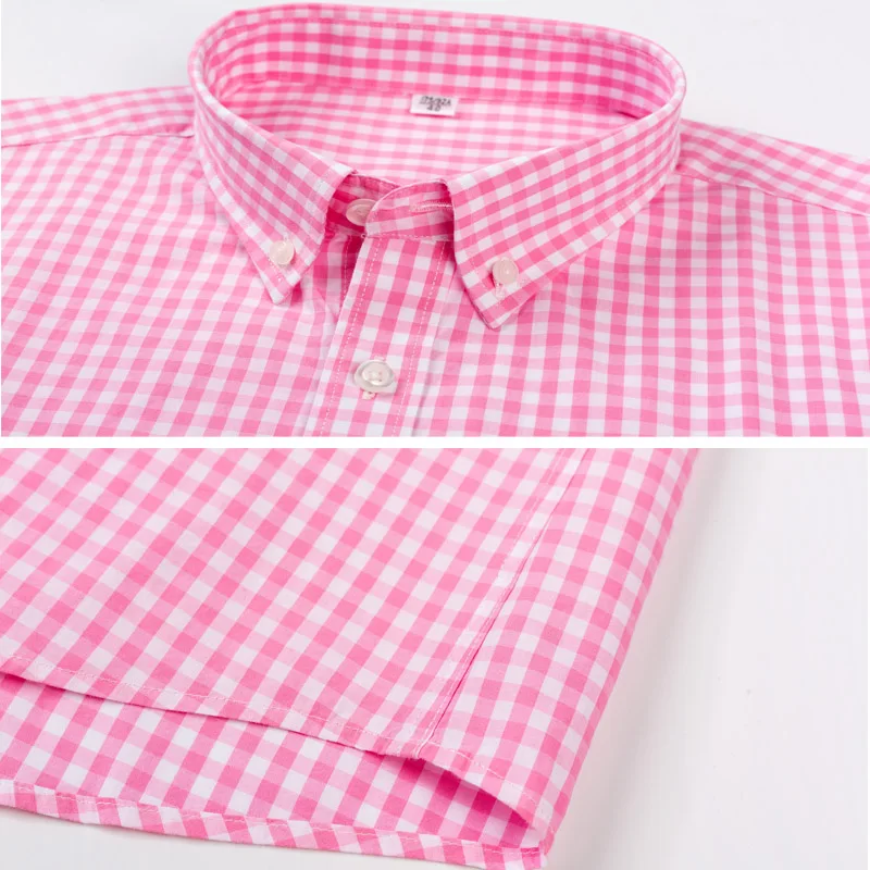 Мужская Тонкая Рубашка с длинными рукавами 100% хлопок на пуговицах модная