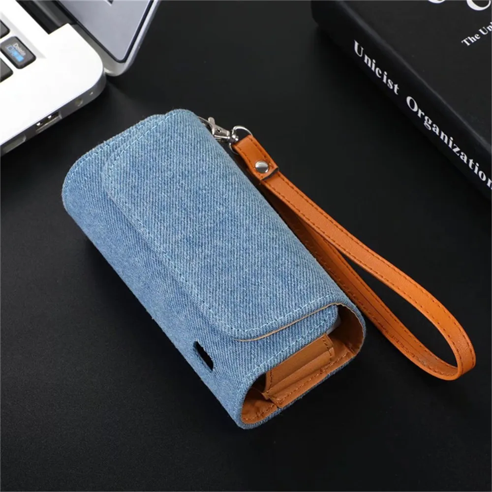 

For Iqos 3.0 Electronic Cigarette Case For Iqos 3 DUO Leather Case Portable Cigarette Case Storage With Hand Rope