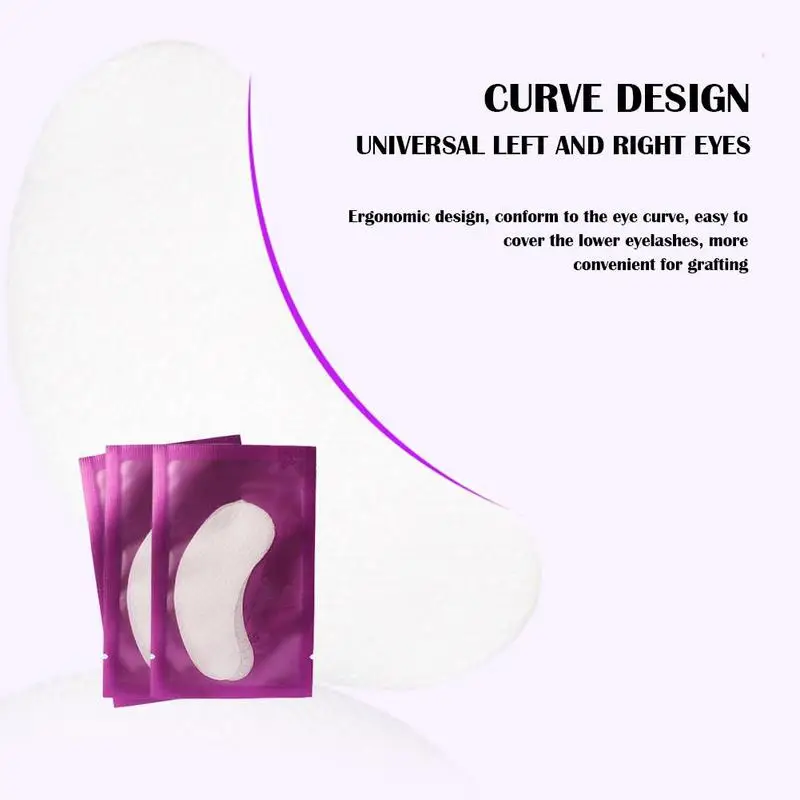 Бумажные накладки для наращивания ресниц 1 шт. коллагеновая маска глаз