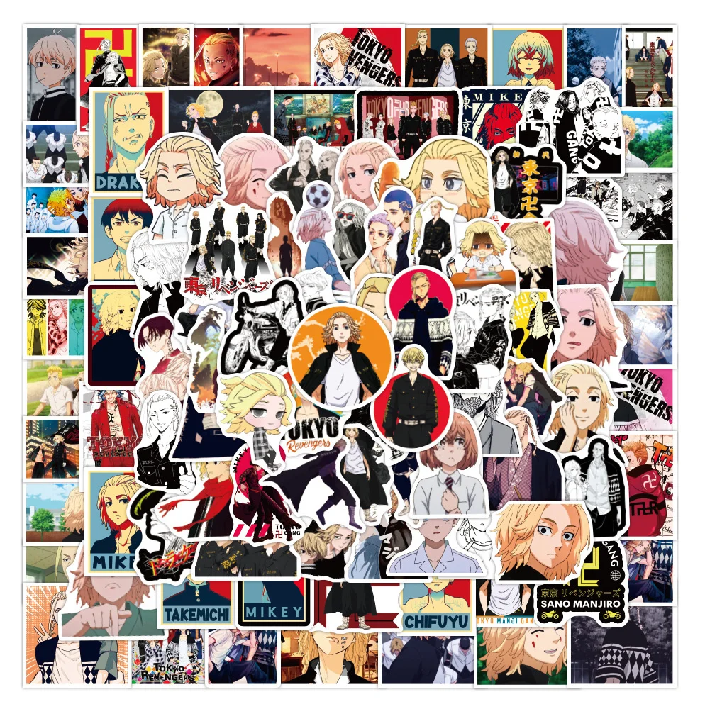 

100 шт., водостойкие наклейки для ноутбука