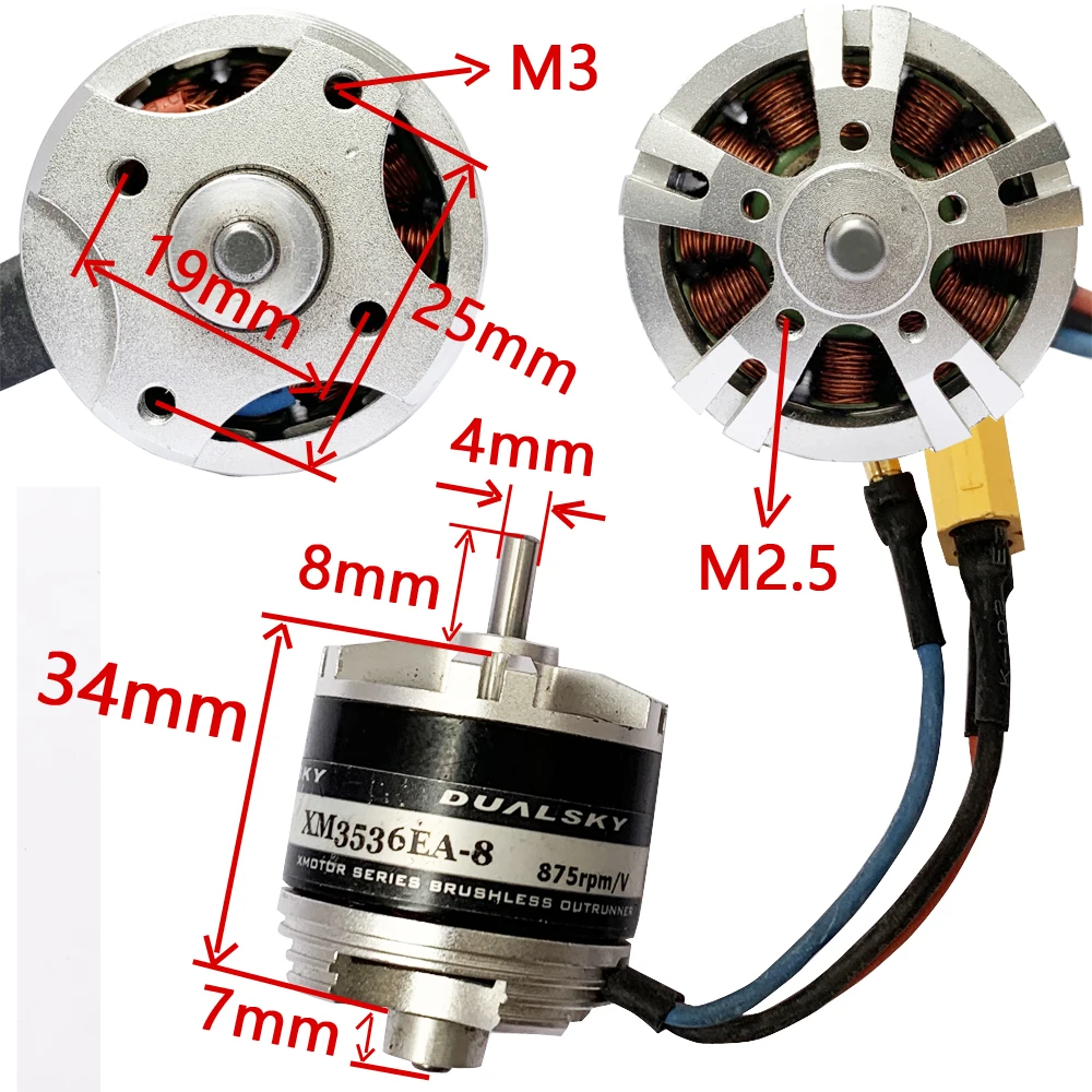 XM3536 Dualsky EA 8 875kv EA2814 бесщеточный мотор|machine workout|machine foammachine sock |