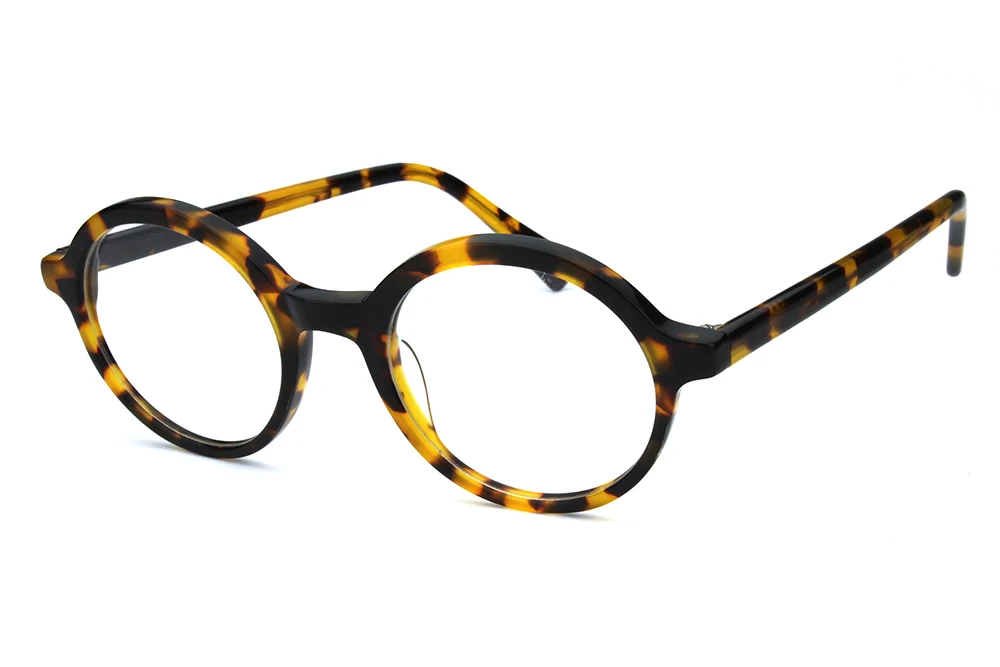 Tortoise 1 Frame Ретро Оптические очки женские круглые черные Черепаховые роговые оправы очки оправа прозрачные линзы Gafas винтажные очки ботаника - Цвет оправы: Tortoise 1 Frame