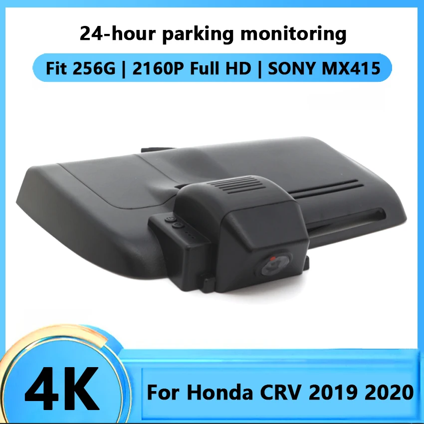 New ! 4K Car Wifi DVR Camera Dash Cam For Honda CRV 2019 2020 24H Full HD 2160P Night Vision high quality APP Control Function