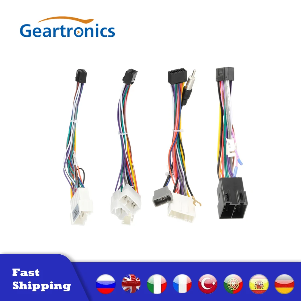 Автомобильный радиокабель на Android 16P 2 Din|Кабели адаптеры и разъемы| |