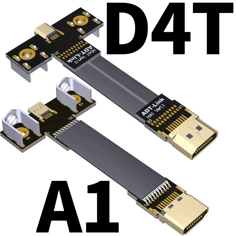 Ленты плоский кабель с видом от первого лица совместимому HDMI разъем гибкий ПВХ