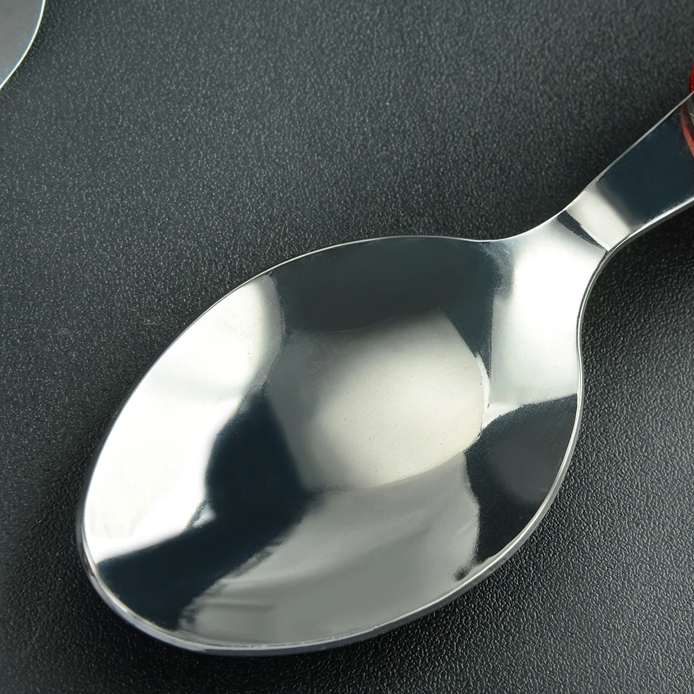 Damask цельная съемная структура уличная посуда с нож ложка Вилка открывалка для