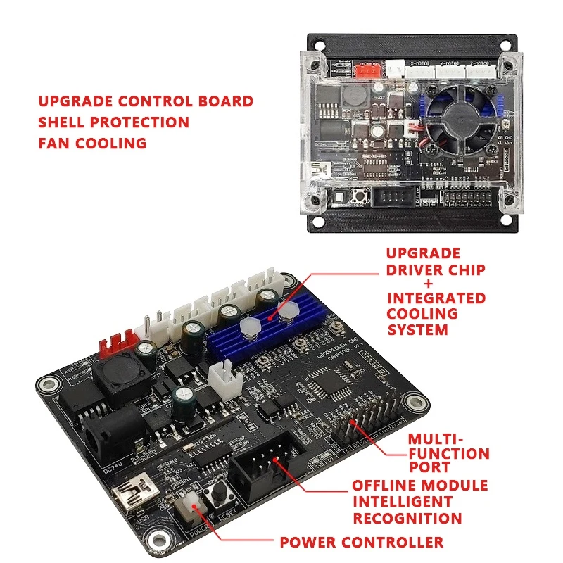 

GRBL1.1 V3.4 USB Port 3Axis Engraving Machine Control Board Offline Controller for Engraving Machine 3018 Pro/Pro BM.