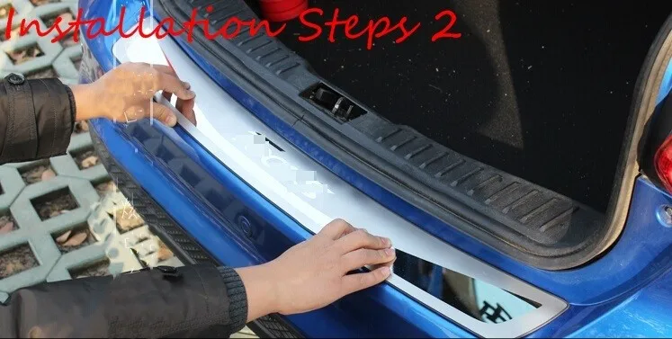 For Nissan X-TRAIL 2007 -2014 Protective Pad On The Rear Trunk Trim Lid Threshold Internal Door Sill Car Styling | Автомобили и