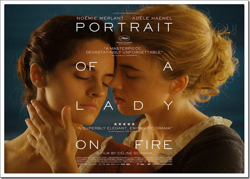 HD живопись Франция мойв портрет Alady On Fire пленка девушка плакат леди лесбийское