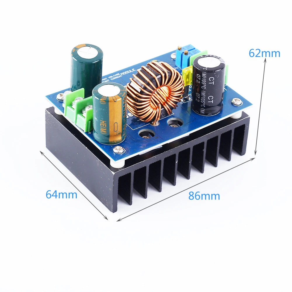 DC-DC 600W CVCC модуль источника питания высокого напряжения без изоляции 8V-60V до 12V-80V Step