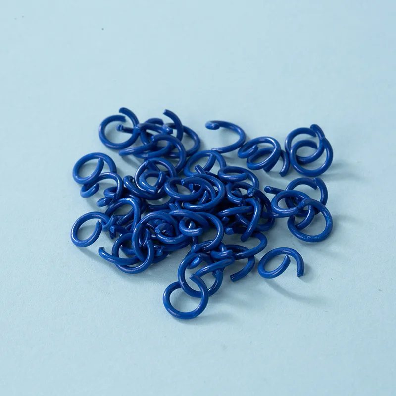 Разрезное кольцо разноцветное 8/10 мм 100 шт.