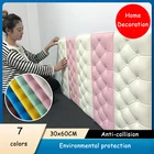 3D Трехмерная мягкая сумка, прикроватная наклейка с татами, защита от столкновений, водонепроницаемая самоклеящаяся наклейка на стену для гостиной, украшение для дома