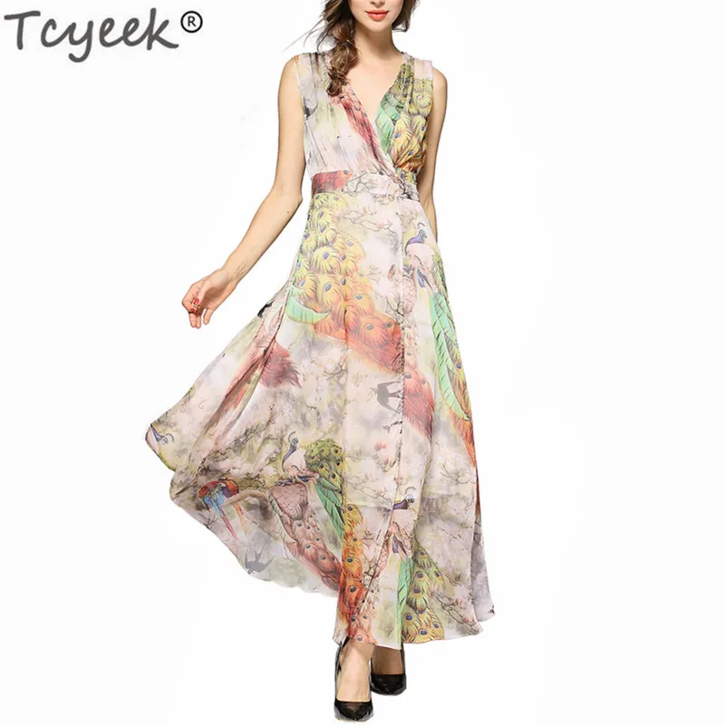 Сексуальное платье с v образным вырезом женское пляжное летнее шифоновые платья