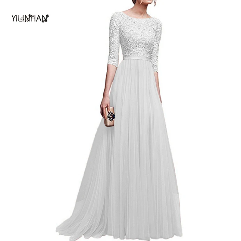 

YILINHAN Ladies Retro Women's Chiffon Evening Dress 2021 Casual O Leader Long Casual Dress Female Elegant Chiffon Evening Dress