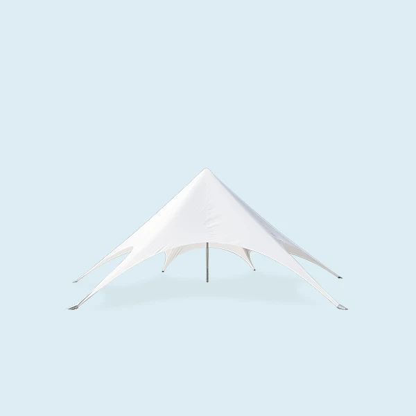 Натяжной тент из ПВХ и алюминия 8 м диаметром для выставки демонстрации кофе