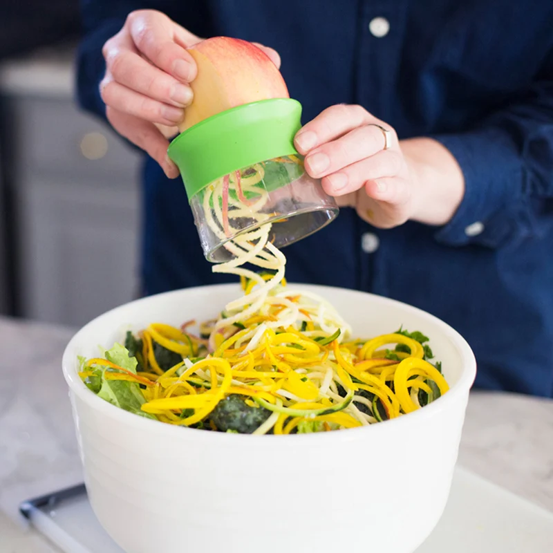 Ручная тёрка для моркови слайсер овощей и фруктов Spirelli лапша из цуккини кухонные