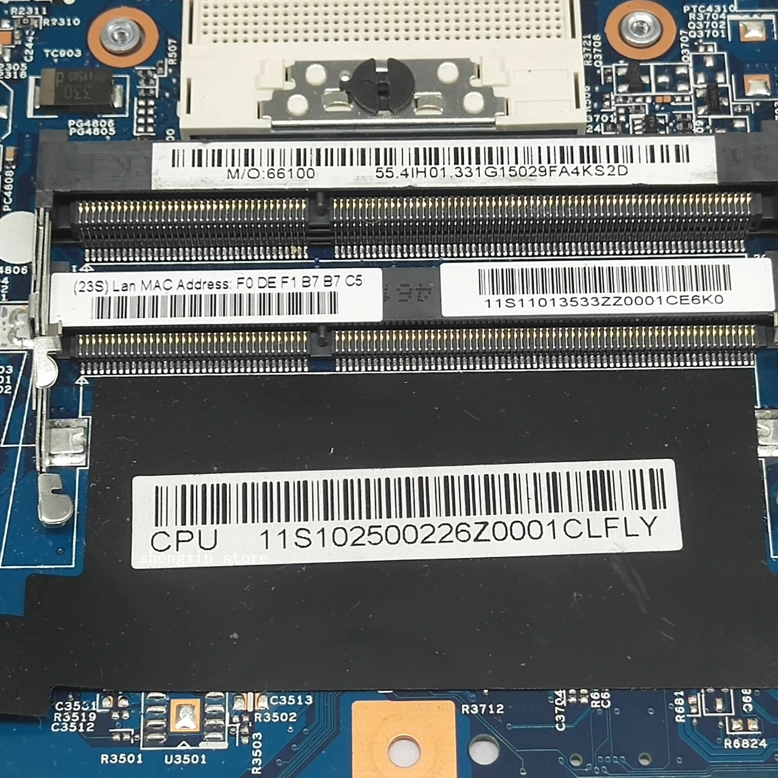 Материнская плата для ноутбука Lenovo V570 V570C LZ57 48. 4pa01. 021 протестированная