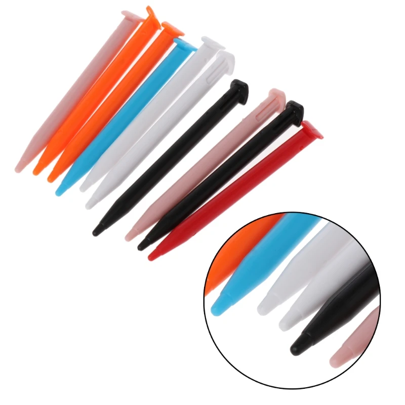 

10Pcs Plastic Stylus Pen Game Console Screen Touch Pen for nintendo 2DS XL / LL
