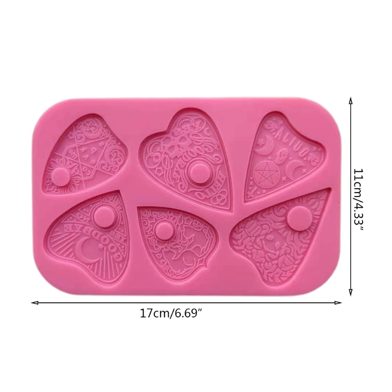 

Silicone Mould Love Heart Divination Epoxy Resin Mold DIY Crafts Casting Tools