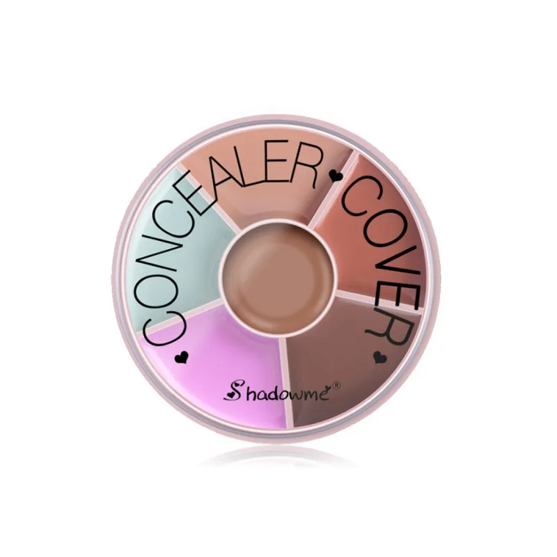 6 цветов консилер для лица макияж крем Осветляющий цвет кожи покрытие дефекты