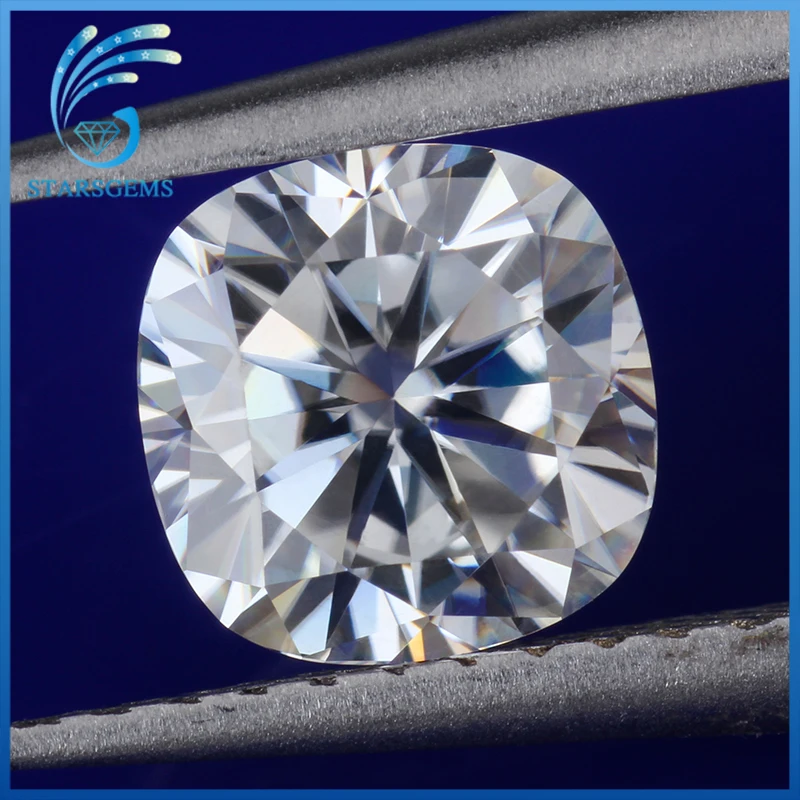 

Cushion Shape Brilliant Cut 5x5mm-12x12mm DEF White Color VVS Loose Moissanites Gemstone for Ring Jewelry Making