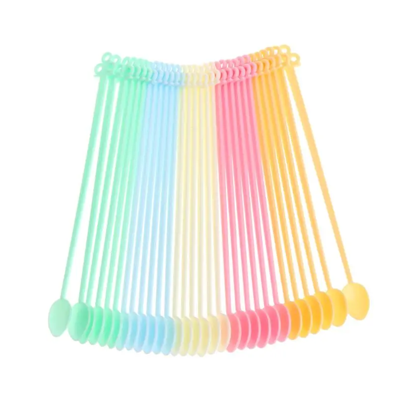 

30Pcs/Set Mix Rod Spoon Epoxy Resin Tools Stick Plastic Muddler DIY Jewelry Making Tool Random Color
