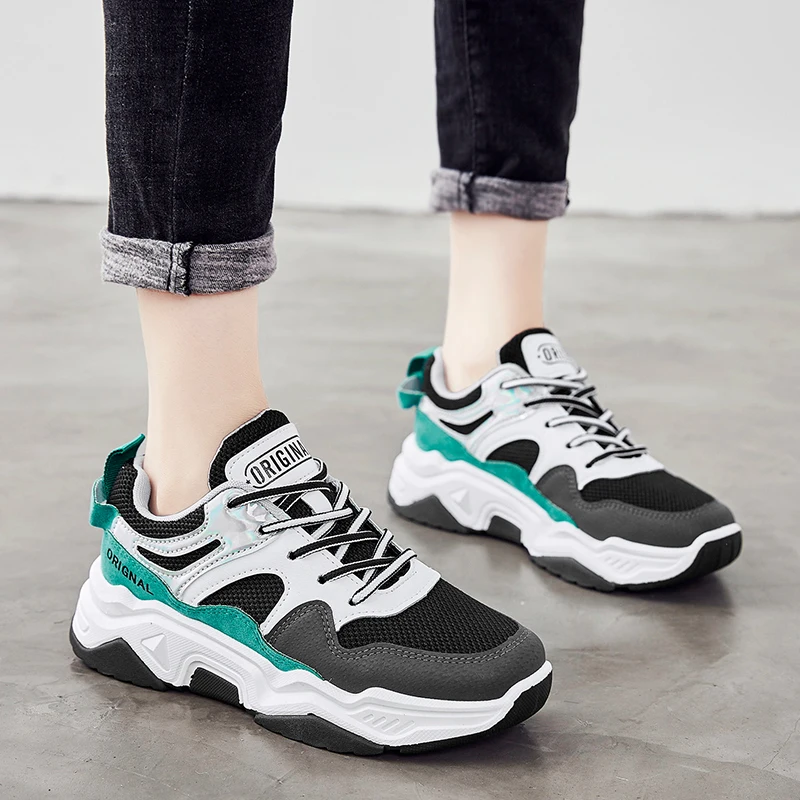 

Hot Women's Casual Shoes Tenis Feminino Woman Sneakers Fashion Ladies Shoes Breathable Flats Zapatillas Mujer Zapatos De Mujer