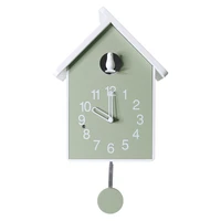 cuckoo modern wall clock design minimalist colorful bird pendulum wall clock creative nordic reloj pared hogar moderno dl60wc