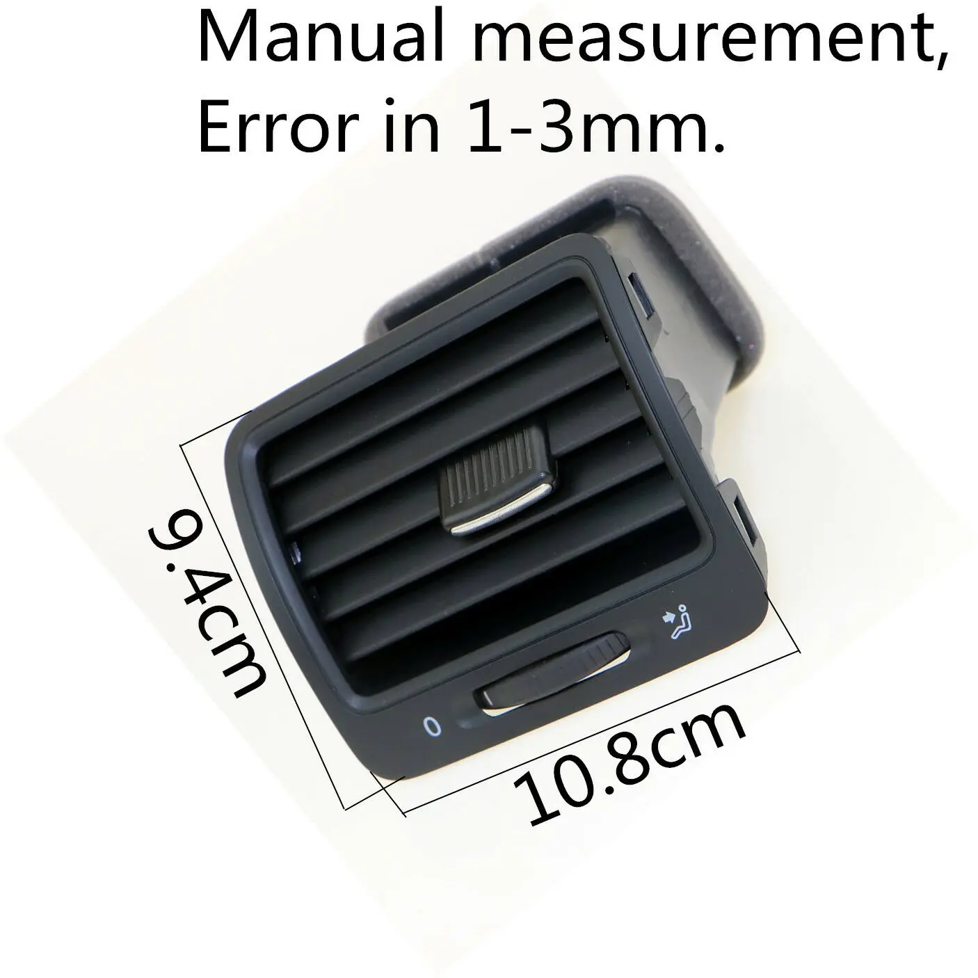 1 шт. OEM черный Передний приборной панели правое вентиляционное отверстие для Golf