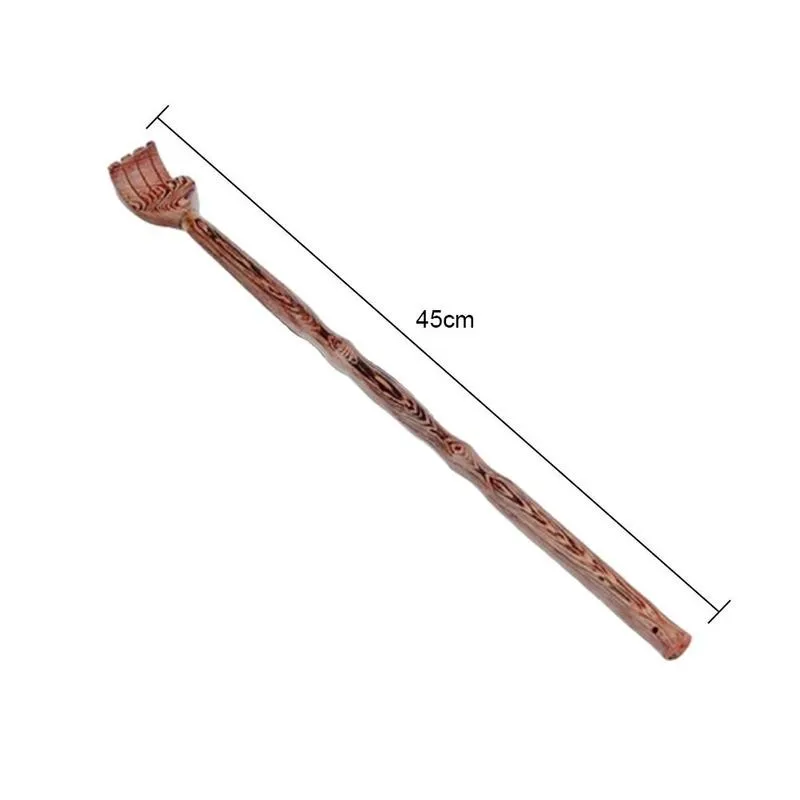 

Long Natural Wood Back Scratcher Massager Scratching Stick Clip Practical Handy Manually Full Body Scratching Wooden Stick 45cm