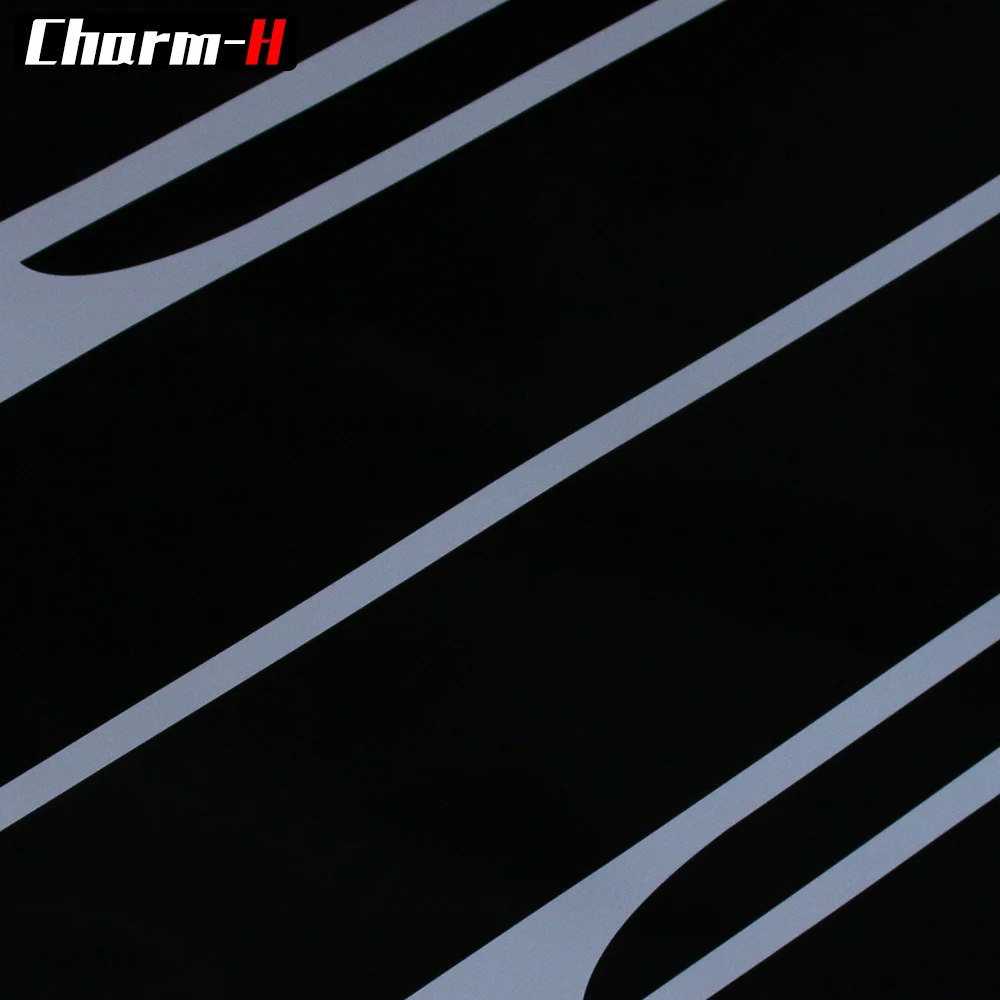 Автомобильный капот в полоску крышка двигателя Taligate наклейка на багажник для MINI