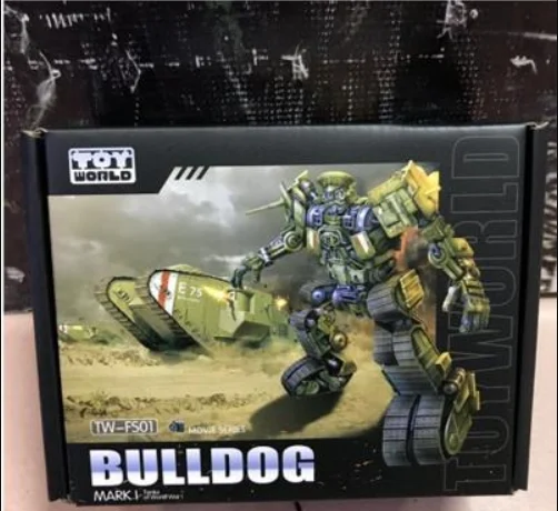 Игрушка WORLD SS TW-FS01 бульдог Военный танк-трансформер коллекционная игрушка для