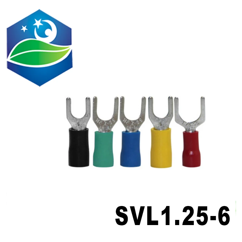 

good quailty red copper 1000 PCS SVL1.25-6 Cold Pressed Terminal Connector Suitable for 22AWG - 16AWG Cable lug
