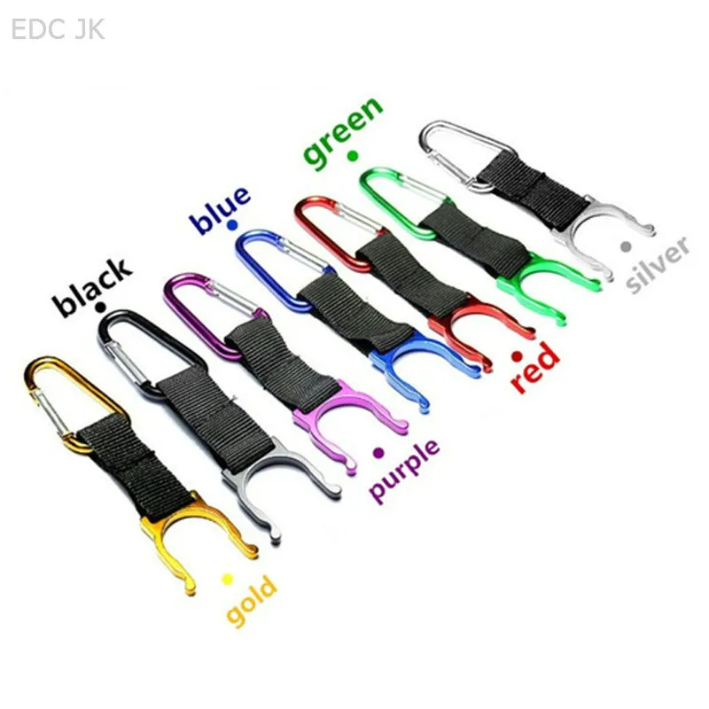Брелок Безопасность Пряжка для кемпинга карабин бутылка воды держатель с