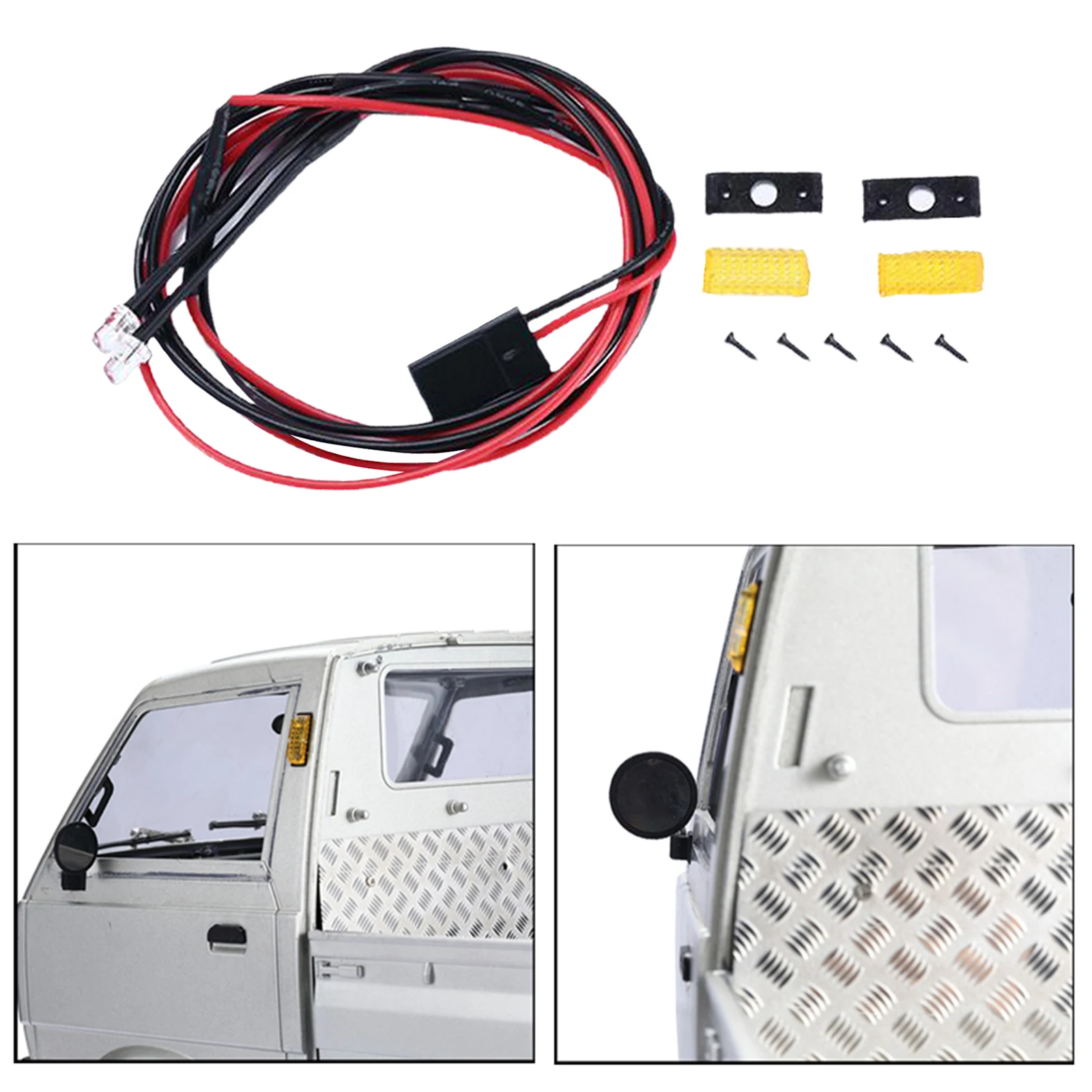 

RC Car Simulation Turn Light Lighting System Kit for WPL D12 RC Parts