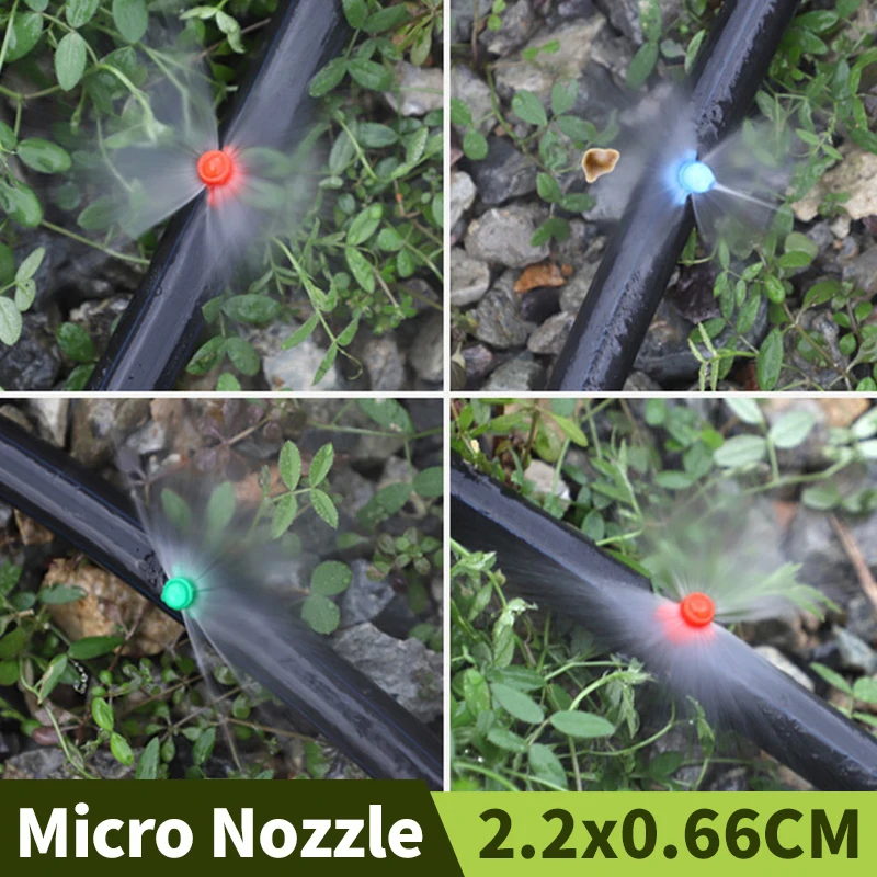

50PCS 90/180/360 Degree PP Nozzle Garden Sprinkler Agriculture Fruit Tree Spray Irrigation Atomizing Nozzle