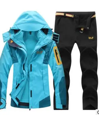 12 Winter Ski Suit for Men Fleece Warm Windproof Waterproof Skiing Suits Snowboarding Set Male Outdoor Ski jacket+Softshell Pant - Цвет: 12