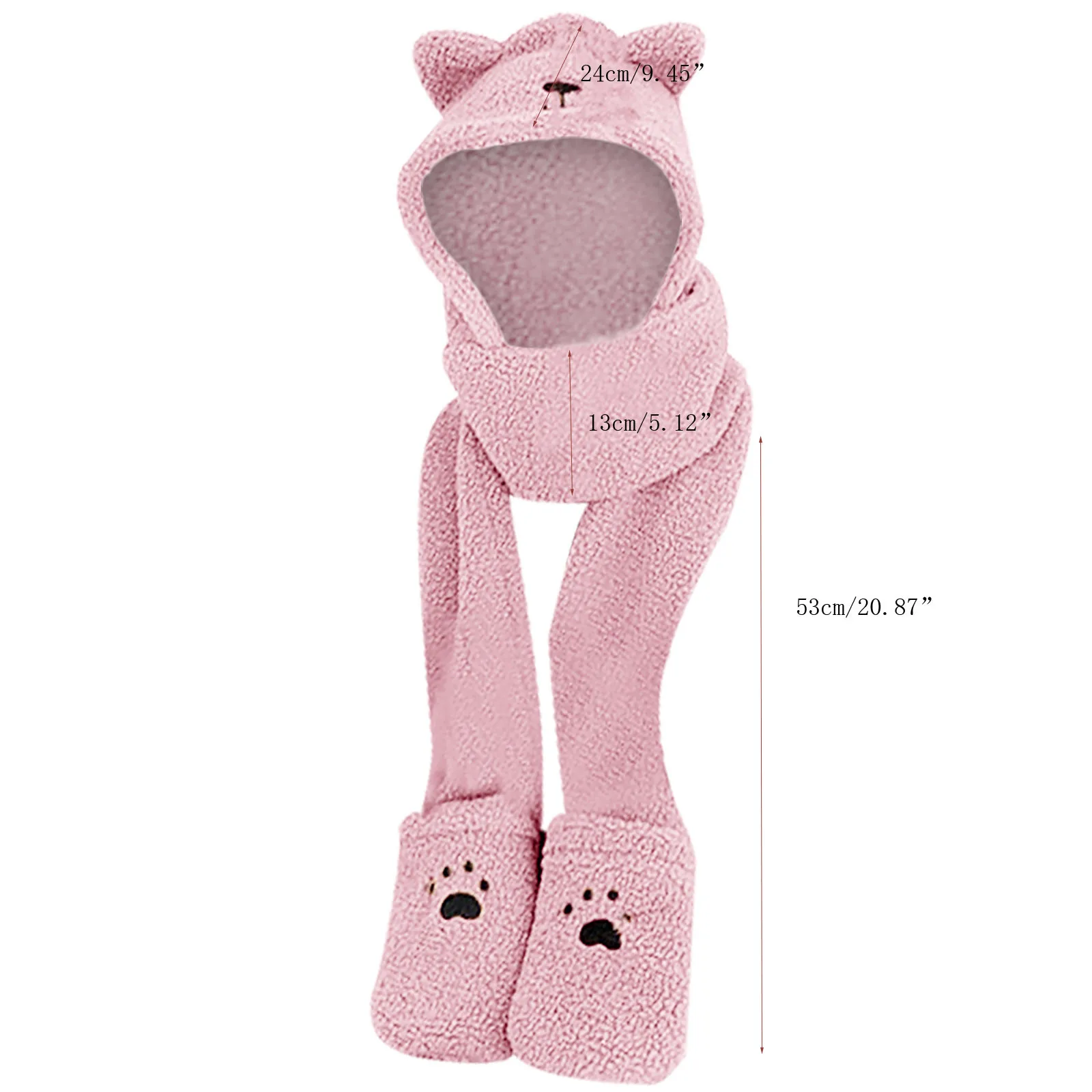 

Knitted Beanies Hats Women Thick Warm Beanie Skullies Hat Cute Knit Scarf Gloves Bonnet Beanie Caps Outdoor Riding Sets #120