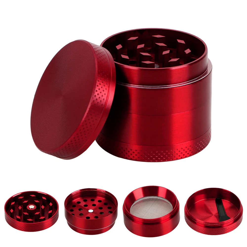 4-слойная измельчитель для трав дробилка курения табака специй ручная с