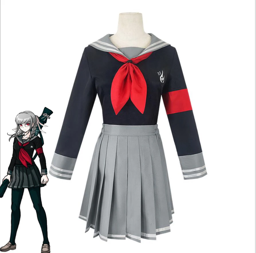

Новые костюмы для косплея Danganronpa V3, униформа Пеко пекояма, куртка/юбка/галстук, костюм для женщин, аниме косплей