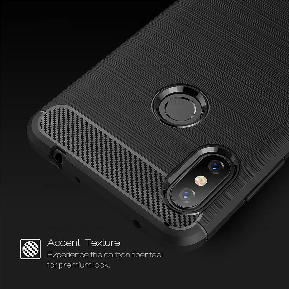 Углеродное волокно силиконовый чехол для XiaoMi RedMi 7 Y3 5 Plus 5A 6A S2 Примечание 5 6 7 Pro XioMi Mi PocoPhone F1 A1 A2 8 Lite Mi9 крышка