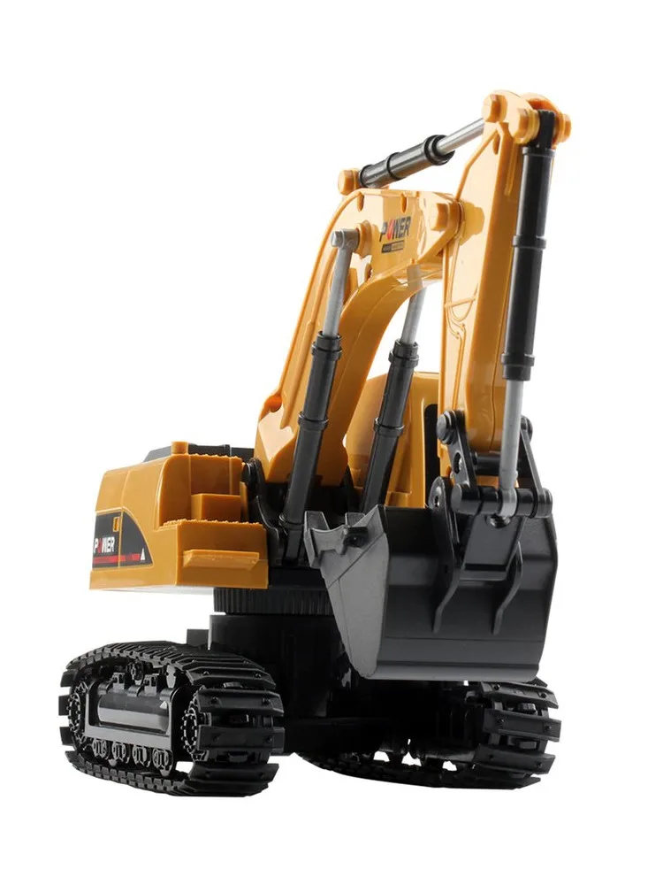 Luerme Fernbedienung Traktor Spielzeug Gro/ße Simulierte Fernbedienung Bulldozer mit Licht Sound Spielzeugauto Modell Engineering Car Toy Ausgestattet mit USB-Ladekabel und Standard-Ladeger/ät