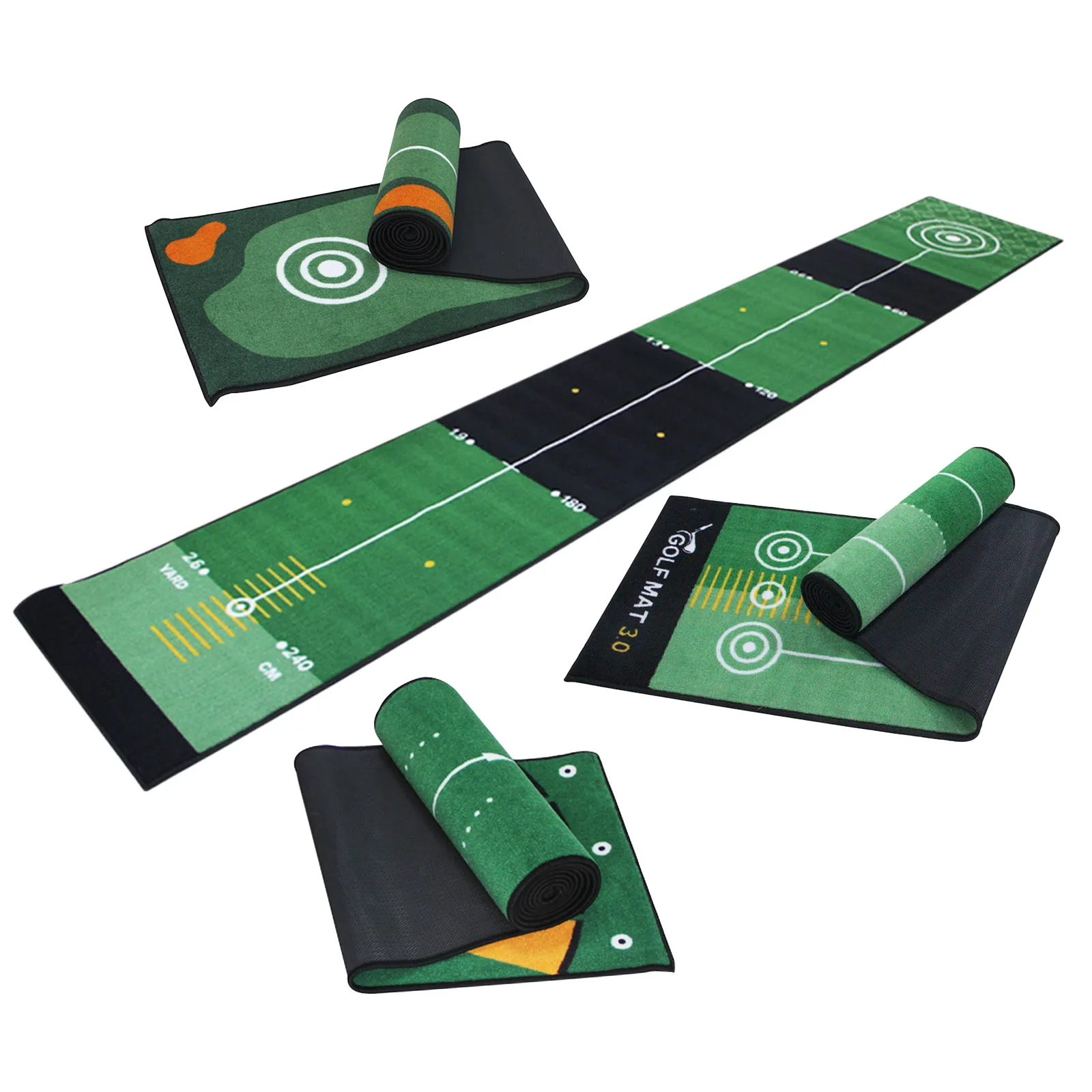 

Golf Mat Swing Carpet Indoor/Outdoor Grass Putting Home Backyard Green