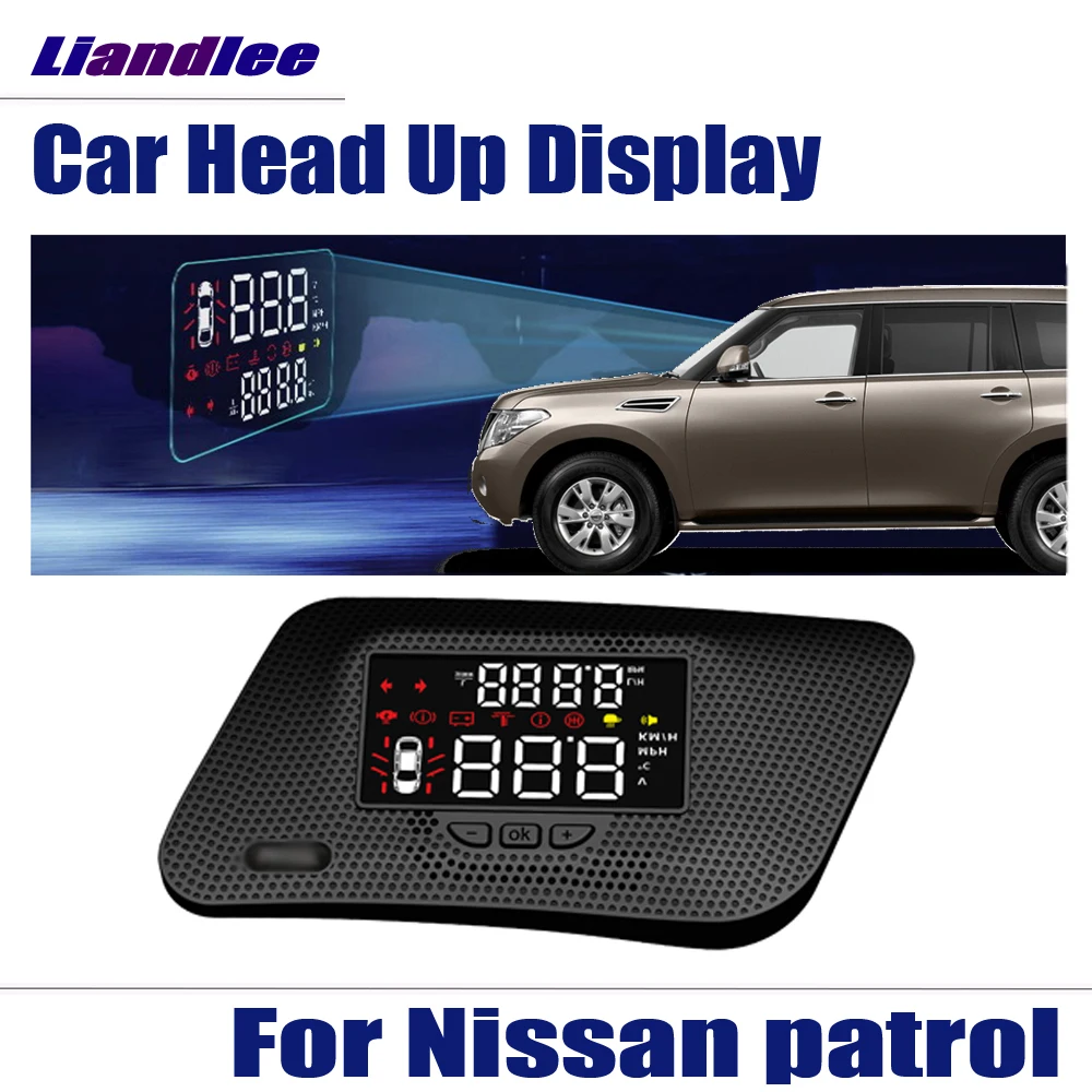 

For Nissan Armada/Patrol Y62 2010-2023 Car Electronic Accessories HUD Head Up Display Safe Driving Windshield Projector