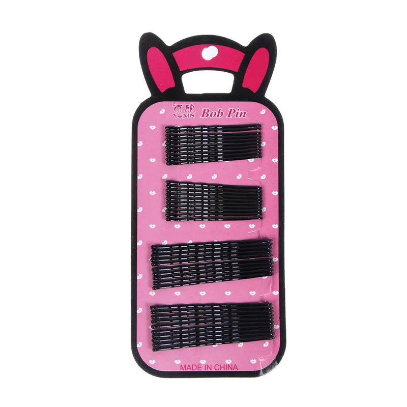 40 Pcs/Set Straight Wave Hair Pins and Clips Women Girls Bobby Barrettes DIY Salon Stealth Styling Accessories | Красота и здоровье