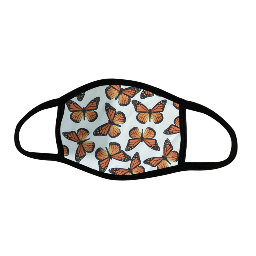 Моющаяся маска для взрослых защиты от выхлопных газов дышащая защитная с принтом