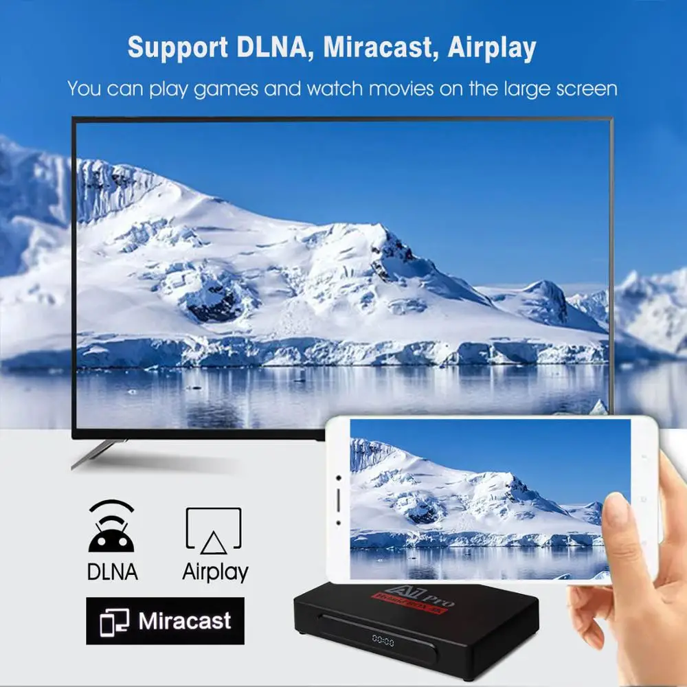 4K Android 9 0 TV Box Amlogic S905D 1 ГБ 8 DVB-T2 цифровой ТВ-тюнер Combo DVB-S2 спутниковйы ТВ-приемник