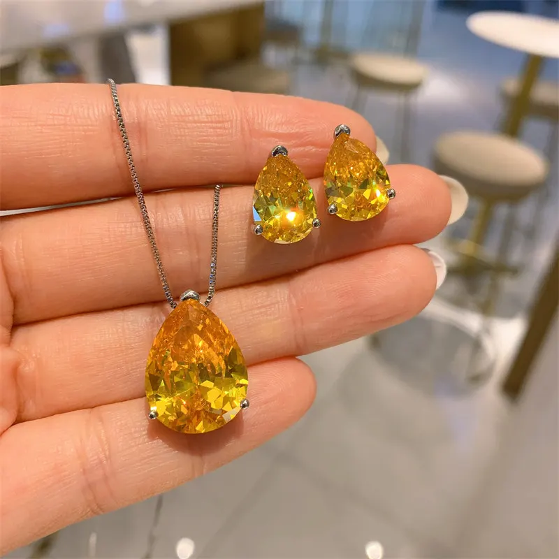 Женский комплект из колье и серёг серебра 2022 пробы | Украшения аксессуары