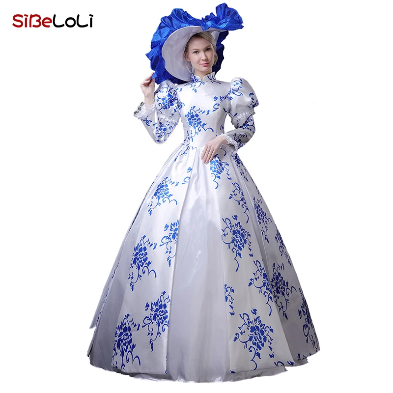 Женское бальное платье сказочное весеннее с цветочным рисунком для чавечерние