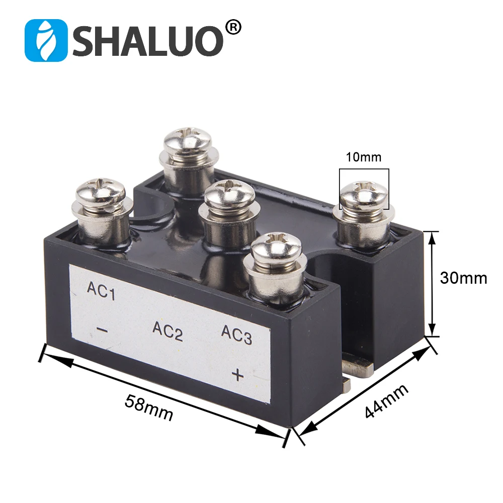 Новое поступление мощность 100A AMP 1600V Вольт Мостовой выпрямитель диода трехфазное